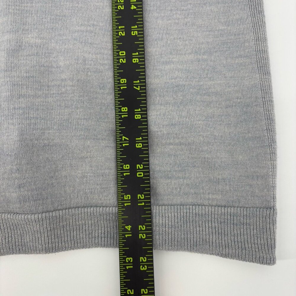 Lululemon‎ Tied To You Sweater Size 4 Heathered Gray Wool Long Sleeve *Read* - Picture 8 of 8